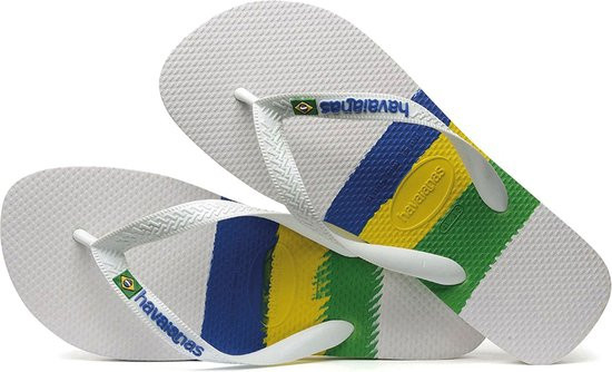 Havaianas Brasil Tech - maat 43-44 - Unisex Slippers - Wit