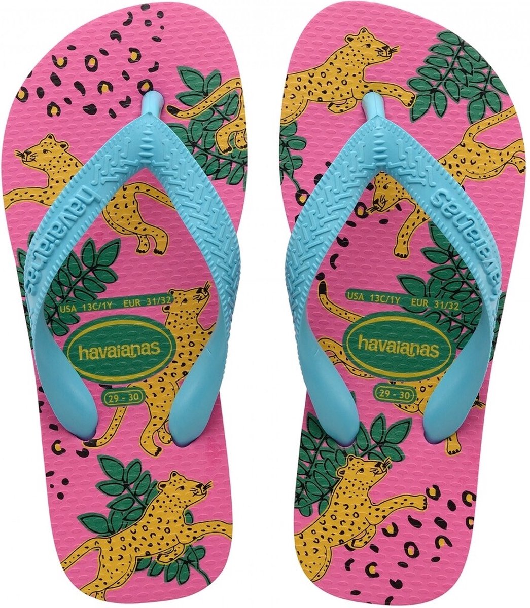 met de klok mee Uitstekend voldoende Havaianas Top Fashion - Maat 29/30 Meisjes Slippers - Pink Flux | DGM Outlet