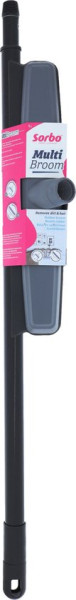 Sorbo Multi Broom - Rubberen Bezem met Steel - Met Vloertrekker