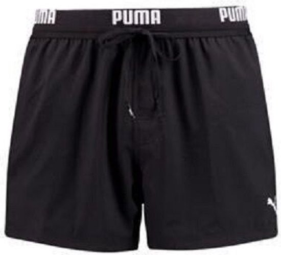 PUMA - Maat S - Swim Logo Short Heren Zwembroek - zwart