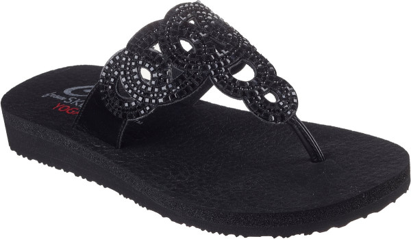 Skechers Meditation - maat 39 - Limitless Glamou - Dames Slippers - Zwart