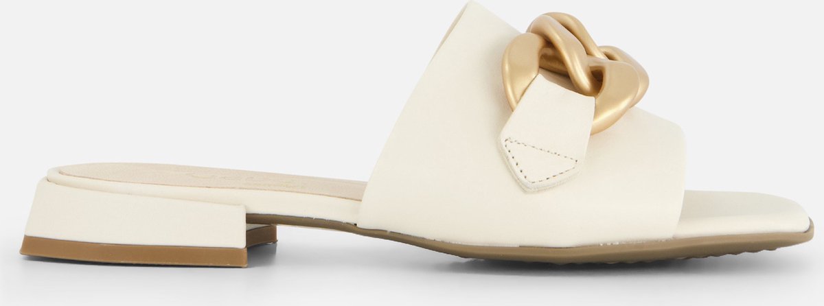 Gabor Maat 38.5 Slippers beige Suede Dames DGM Outlet