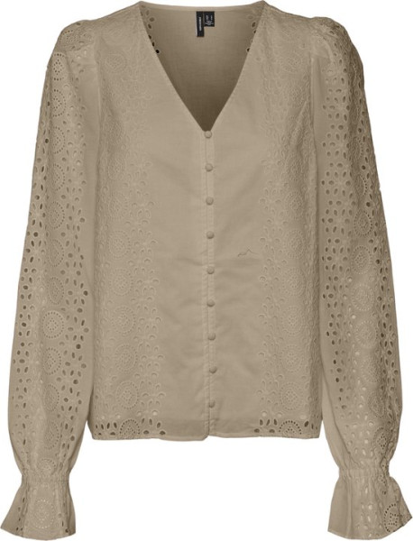 VERO MODA Maat M VMFREJA LS BLOUSE EXP Dames Blouse