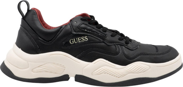 Guess Bassano Heren Sneakers - Zwart - Maat 45