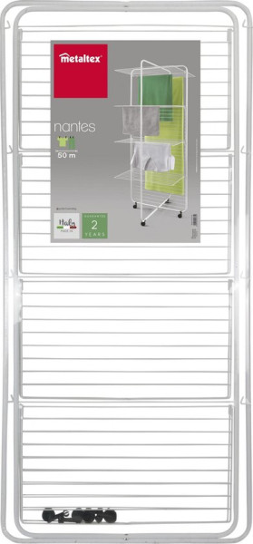 Tomado - Droogtoren Nantes XL - 4 Verdiepingen - 50 Meter Drooglengte - Wit