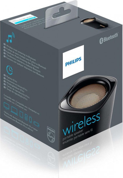 Philips BT100B - Zwart - Bluetooth Speaker