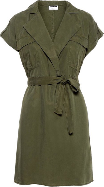 NOISY MAY - Maat S - NMVERA S/S ENDI TENCEL DRESS BG NOOS Dames Jurk