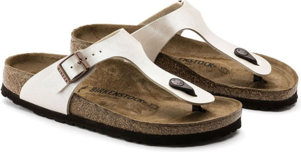 Birkenstock - 39 - Gizeh Dames Slippers - White
