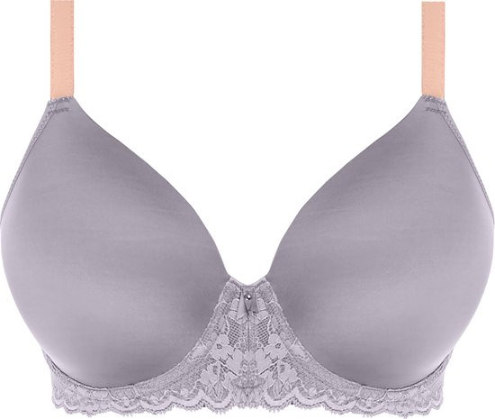 Freya - Maat 70D - OFFBEAT UW Moulded Demi T-shirt Bra - MINERAL GREY - Vrouwen