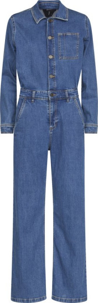 SISTERS POINT - Maat XL - Ovea-ju1 Dames Jumpsuit - Mid blue wash