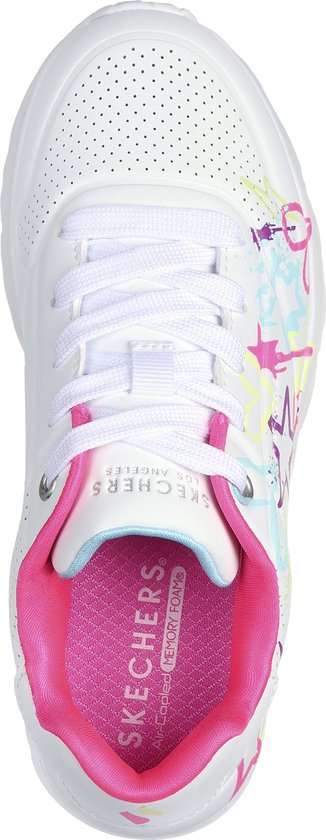Skechers Uno Lite maat 35 My Drip Meisjes Sneakers Wit Multicolour DGM Outlet