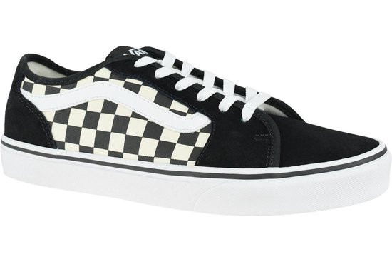 Vans Filmore Decon - 40 - Checkerboard Heren Sneakers - Black/Whte