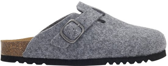 SCHOLL FAE NEW Felt - maat 38 - Womens Grey FALSO Clogs - Grey