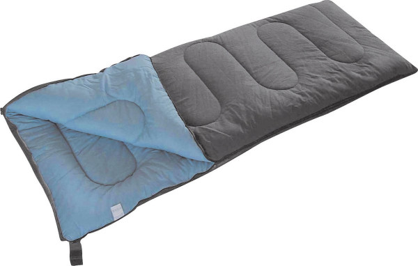 Camp-Gear Slaapzak - Comfort Plus-XXL - 220x90 Cm - Grijs/blauw