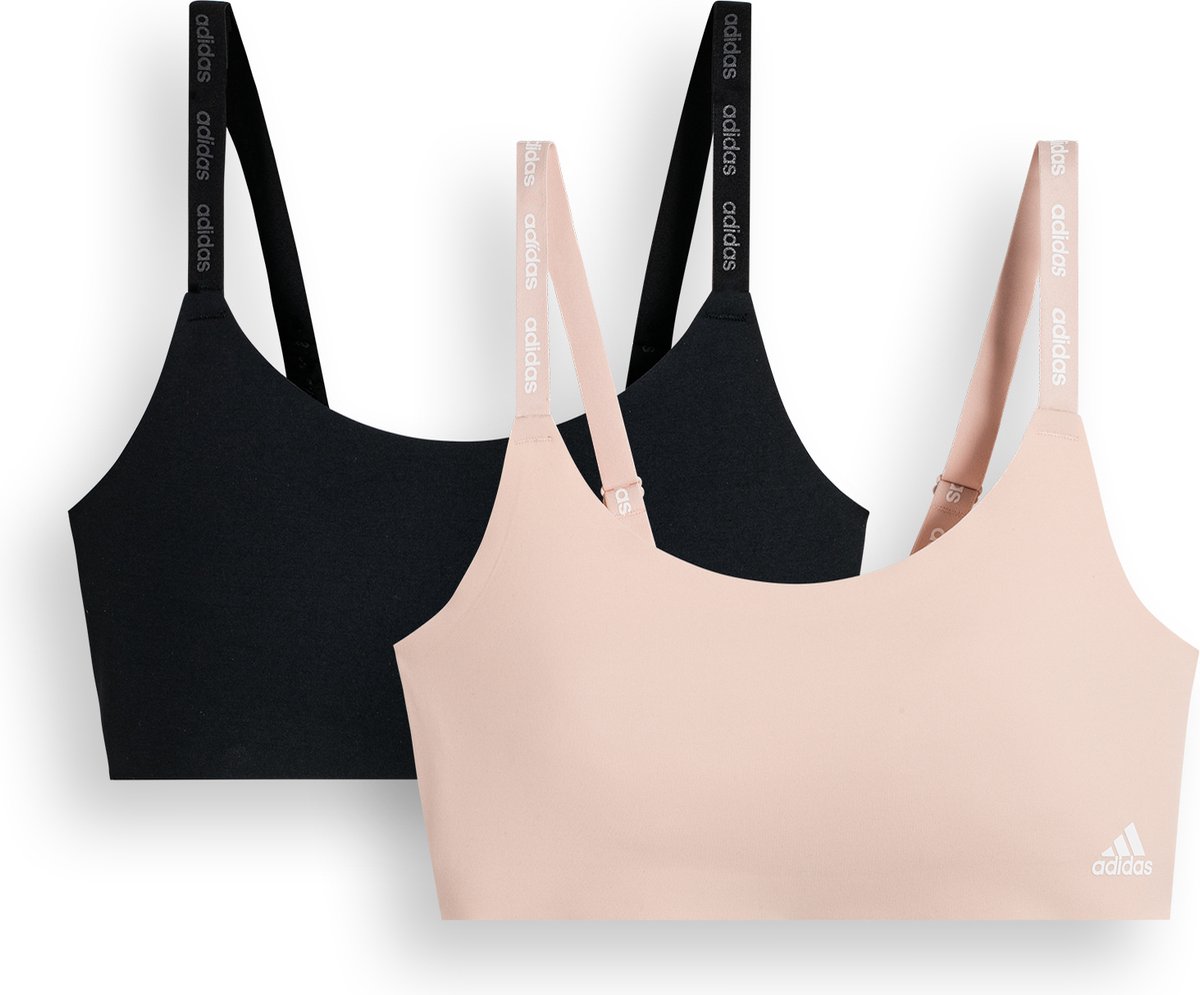Adidas  Maat M Scoop Lounge Bra (2PK) Dames Beha