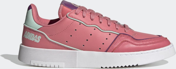 Adidas - Maat 39 1/3 - Supercourt W Dames sneakers - hazy rose/ftwr white/rich mauve