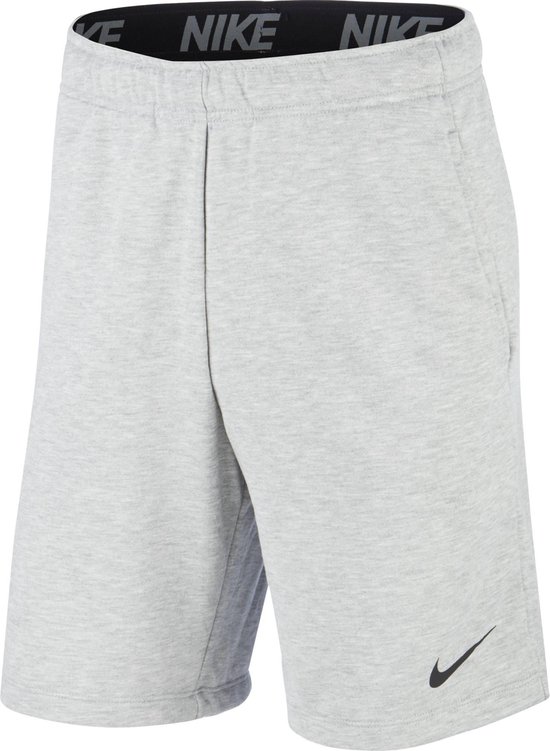 Collega Krijt logboek Nike Nk Dry Short Fleece Sportbroek Heren - Dk Grey Heather/Black - Maat XL  | DGM Outlet
