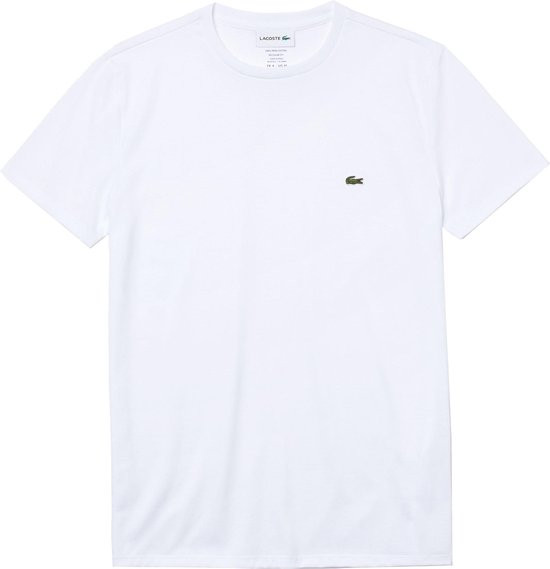 Lacoste Classic Lifestyle T-Shirt Heren - XL - Wit