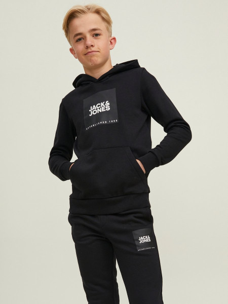JACK&JONES - Maat 152 - JUNIOR JJLOCK SWEAT HOOD JNR Jongens Trui