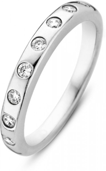 Ti Sento Milano Ring 12119ZI - Zilver Ringmaat: 16.00 mm / maat 50 Bewerking:Gerhodineerd