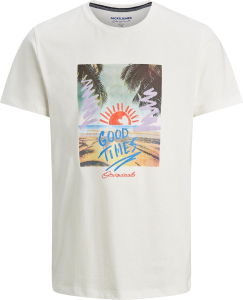 JACK&JONES Maat M JORTRAILER TEE SS CREW NECK Heren T-shirt