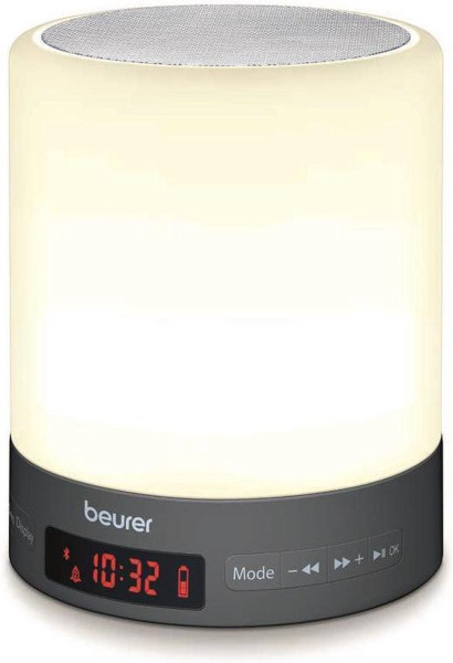 Beurer WL 50 Wake-up light – FM radio - Bluetooth® voor eigen muziek - Nachtlamp – Alarm/Snooze - LE