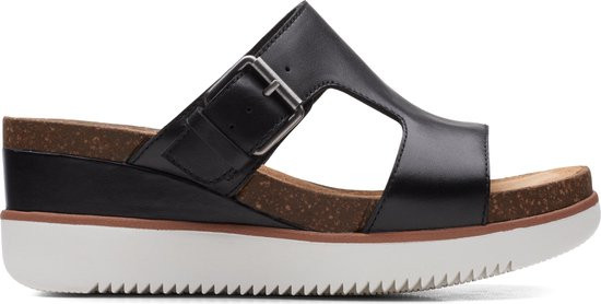 Clarks - maat 37- Lizby Ease - Black Leather - Vrouwen
