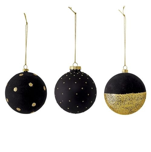 Bloomingville kerstballen - set van 3