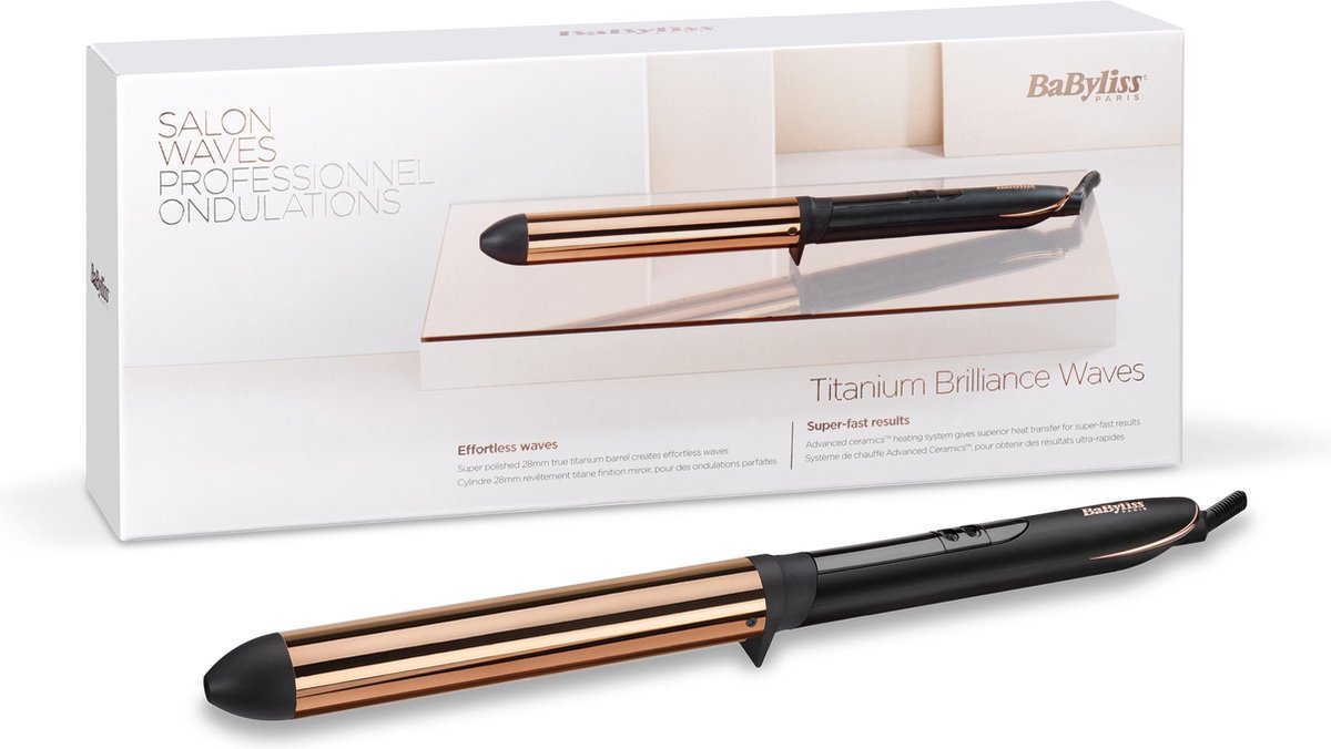 Babyliss Titanium Brilliance C455E – Krultang