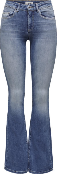 ONLY - Maat M X L32 - ONLBLUSH LIFE MID FLARED BB REA1319 NOOS Dames Jeans