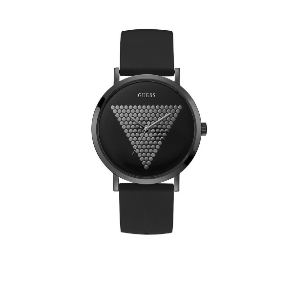 GUESS Watches W1161G2 IMPRINT Heren Horloge 38 mm - Zwart