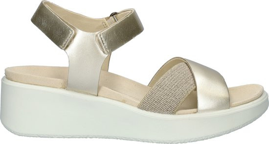 ECCO FLOWT WEDGE LX - maat 38 - W–Sandalen–Vrouwen–Geel
