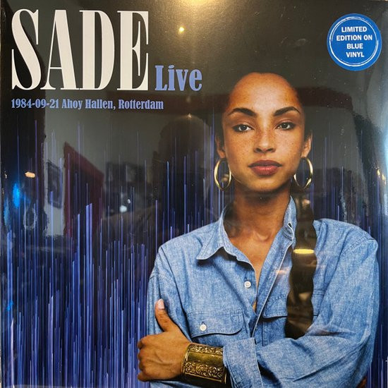 Sade – Live 1984-09-21 Ahoy Hallen, Rotterdam gekleurd vinyl blauw