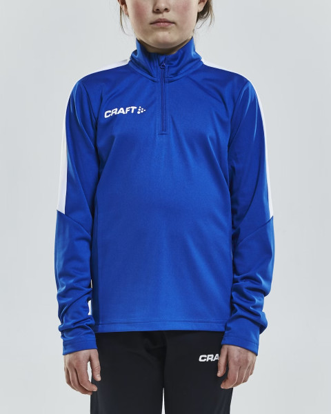 Craft - Maat 146 - PROGRESS Halfzip LS Tee JR