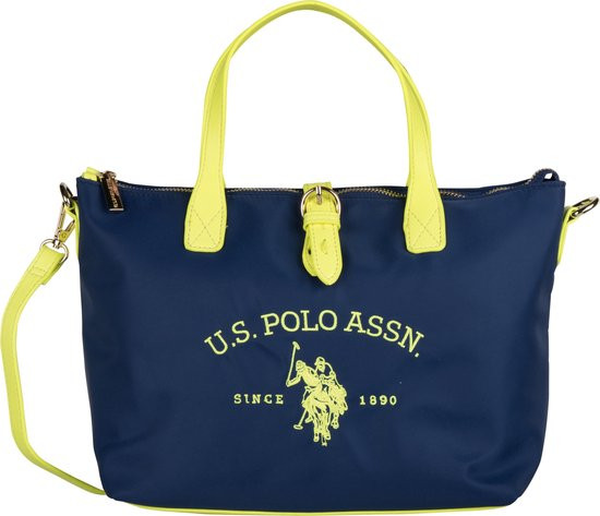 US POLO PATTERSON FLUO Tas Dames - Blauw / Geel