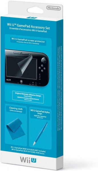 Nintendo Beveiliging + Schoonmaak Set Gamepad Wii U