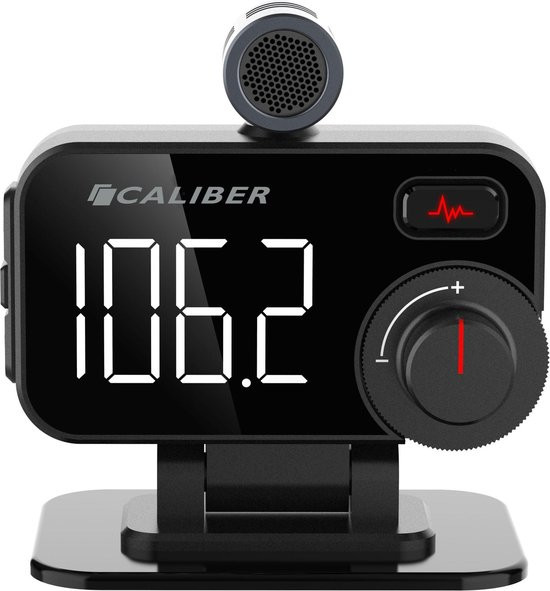 Caliber PMT565BT - FM zender met bluetooth en voice assistant - Zwart