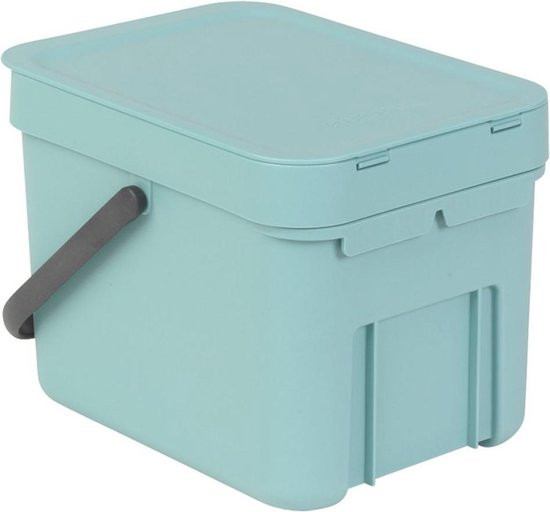 Brabantia Sort & Go Prullenbak - 6 l - Mint