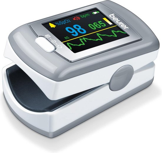Beurer PO80 - Saturatiemeter/Pulseoximeter - Hartslagmeter - USB data-overdracht