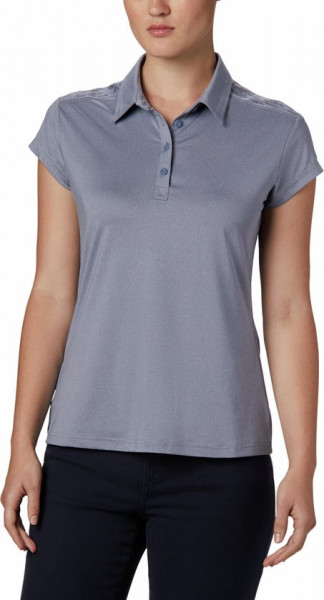 Columbia - Maat S - Peak To Point Ii Polo Outdoorshirt Dames - New Moon Heathe