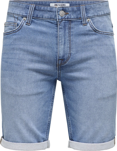 ONLY & SONS - Maat L - ONSPLY JOG BLUE SHORTS PK 8584 DNM NOOS Heren Broek