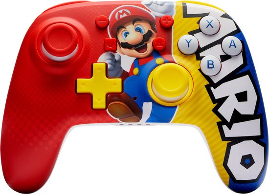 PowerA Nano Verbeterde Draadloze Controller voor Nintendo Switch - Mario Victory