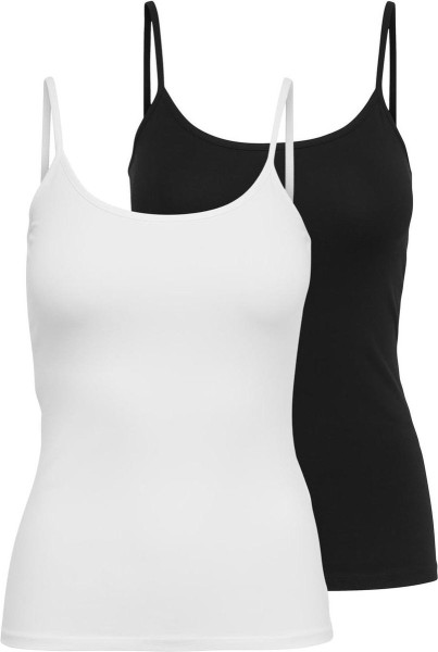 ONLY Maat M ONLLOVE SINGLET 2PACK JRS NOOS Dames Tanktop