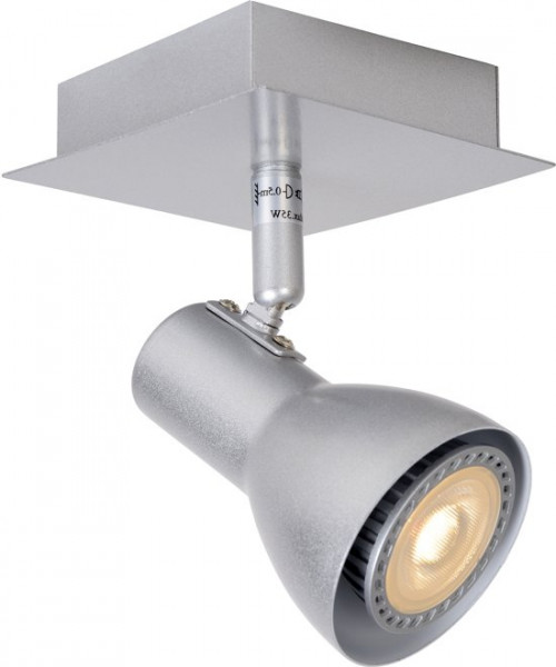 Lucide LAURA-LED - Plafondspot - LED Dimb. - GU10 - 1x5W 3000K - Grijs