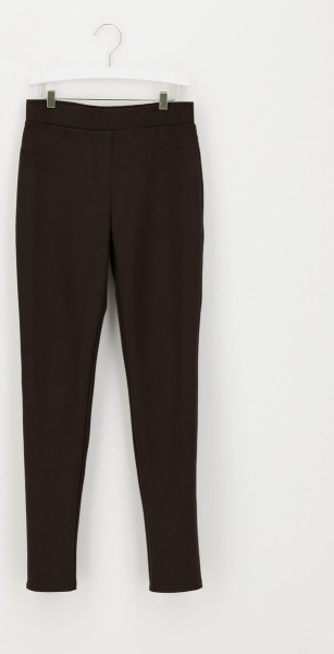 Oroblu - Maat XL - Pull On Leggings - Suede - Kleur Zwart
