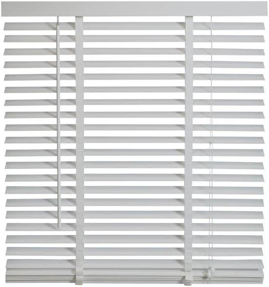 Koopjeshoek - Intensions - Jaloezie Hout - 50mm - Structuur FSC - Beige - 140x175cm
