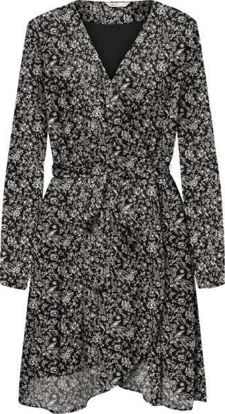 ONLY Maat M ONLSTAR L/S WRAP DRESS WVN Dames Jurk