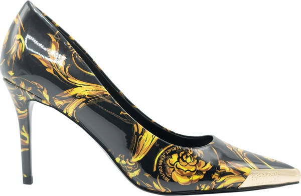 Versace Jeans - maat 41 - Fondo Scarlett Dis. S50 Dames Pump - Zwart/Goud