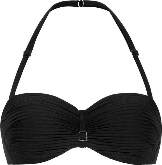 CYELL Maat 70D Dames Bandeau Bikinitop Voorgevormd met Beugel Zwart