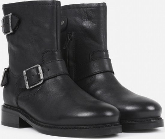 BRONX - Maat 37 - New Tough - Vrouw - Enkellaarzen - Zwart